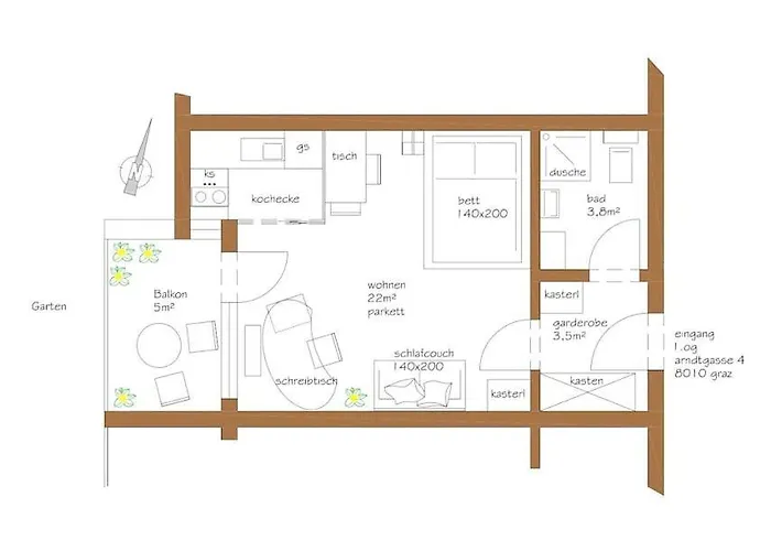 Apartamento Apartment City Graz